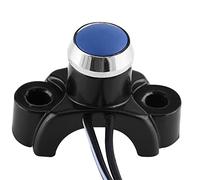 Akozon Motorcycle Engine Start Stop Kill Switch Button for 22mm Handlebar - CNC Aluminum Handlebar Control for Pit Bikes, Bikes, ATV and Quad Models (E Style)