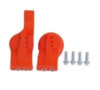 Akozon Motorcycle Front Fork Shoe Cover Protector Guard High Strength for XC XCF SX SXF TC White 2Pcs (Orange)