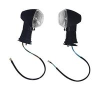 Akozon Motorcycle Front Turn Signal Bright Light for 1DL 1000 V-Strom 2006-2012 Illuminating Safety Black Design (White)