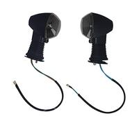 Akozon Motorcycle Front Turn Signal Bright Light for 1DL 1000 V-Strom 2006-2012 Illuminating Safety Black Design (Black)