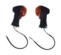 Akozon Motorcycle Front Turn Signal Bright Light for 1DL 1000 V-Strom 2006-2012 Illuminating Safety Black Design (Yellow)