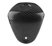 Akozon Motorcycle Handlebar Clamp Seat Cover, Scooter Accessories Black Carbon Fiber Handlebar Clamp Seat Cover for XMAX 300 XMAX300