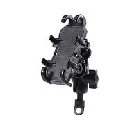 Akozon Motorcycle Phone Mount, 360° Rotatable Adjustable Bike Phone Holder Motorcycle Rearview Mirror Bracket for 4 6.7 Phones (Rearview Mirror Style)