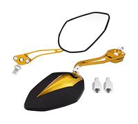 Akozon Motorcycle Rearview Mirrors 8mm 10mm Adjustable Aluminum Alloy | Ultra Clear Reflection, Adjustable Joint, Aluminum Alloy Arm, 8mm 10mm Fitment, Motorcycle Side Mirrors