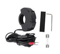 Akozon Motorcycle USB Phone Fast Charge 3.0 18W Type A Type C 30W PD Handlebar for Tablets Navigation