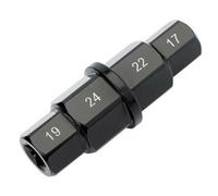 Akozon Motorcycles Spindle Tool Hex Axle Tool Allen Key Socket Spindle Driver Socket Adapter for 17mm 19mm 22mm 24mm Front Axle, Front Rear Wheel Removal Tool