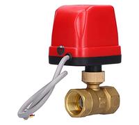 Akozon Motorized Electric Ball Valve Brass Industrial Equipment, AC, DN20, Quick-Install HVAC Water Control Solution