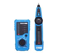 Akozon Multi Functional Wire Tracker and Cable Tester for Network Maintenance - Handheld Line Finder for RJ11 RJ45 Cables, Continuity Testing for Line Status Detection