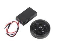 Akozon Multifunction Steering Wheel Control Background Light 7 Key Customize for Car SUV Truck ABS+PC Black (1)