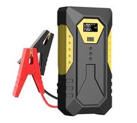 Akozon Multifunctional Jump Starter with Air Compressor Pump 800A Peaks Battery Booster Power Pack with LED Light Dual USB Output for 12V 6.0L Gasoline Or 12V 5.0L Diesels Engines (With Air Pump)