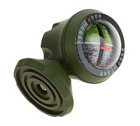 Akozon Multifunctional Outdoor Car Inclinometer, Angle Slope Meter Balancer, Compass Thermometer, Level Pitch Gauge, Ideal for and Auto, Measurement Equipment