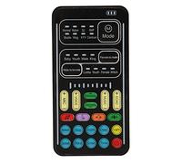 Akozon Multifunctional Portable Voice Changer with 8 Sound Effects - Mini Handheld Sound Card for PC, Phone, Laptops, and Gaming