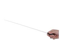 Akozon Music Baton Professional Orchestra Conductor Baton Concert Conducting Stick with Handle, Resin Handle Conducting Conductor for Symphony Leader Orchestra Glass Fiber (Black)