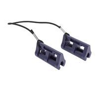 Akozon Outboard Hydraulic Steering Lock 4 Inch, Secures Engine Position During Transport with Connecting Rope 2 Pack for Trailering