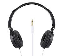 Akozon Over Ear Headphones, Foldable Compact Wired Headset Stereo HiFi Headphones, Folding Headset Wired Music Headphone Sound with Adjustable Headband, Support TF Card