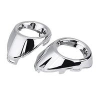 Akozon Pair of Front Bumper Fog Light Fog Lamp Bezel Cover Trim Replacement for Focus 2012-2014