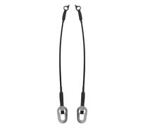 Akozon Pair Tailgate Support Cable Set, High Strength Metal Tailgate Lift Strap Replacement Cables for Full Size Pickup Trucks