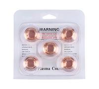 Akozon Plasma Shield Cap, 5Pcs Plasma Cuter Cutting Shield Cap Consumables Welding Tools 220948 for MAX105