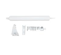 Akozon Pneumatic Screen Door Closer Silent Durable Heavy Duty Aluminum Alloy Retractable Rod Rust Proof Coating for RV Trailer Camping Vehicles Storm Security Doors