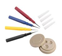 Akozon Pocket Watch Oil Kit, Watch Oiler Set 1 Oil Cup Silicone Grease Watches Applicator 4 Pen Assortment Kit Moebius 9010 Watchmaker Repair Tool Professional