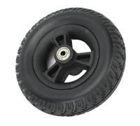 Akozon Polyurethane Front Roller for Electric Mobility Scooters with Foam Build, Puncture Proof, Silent Rolling, Stable Cushioning, and Hardware Accessory for Elderly Walking Equipment