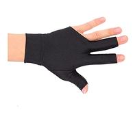 Akozon Pool Glove Left Hand Snooker Glove Left Hand Open Three Finger Spandex Glove Billiard Cue Pool Gloves Billard
