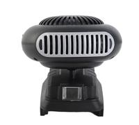 Akozon Portable 170W Small Space Heater Battery Powered Electric Heater Fan for BL1815, BL1820, BL1530, BL1840, BL1850, BL1860 2 Gear Adjustable Temperature Settings