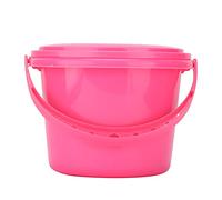 Akozon Portable Paint Brush Washer Tub with 2 Compartments, Multi Function Painting Bucket Watercolor and Acrylic Painting - Supplies Painters (YJ004 multifunctional bucket pink)