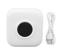 Akozon Portable Thermal Printer, 1000mAh Type C Wireless InklessPocket Phone Printer for Journal Photos Notes Home Office