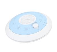 Akozon Portable White Noise with 8 Sounds, USB Rechargeable, Auto-Off Timer, and Volume Control - Ideal for Sleep, Travel, and Relaxation (Blue)