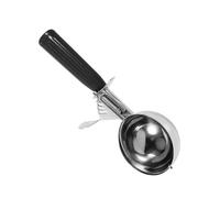 Akozon Practical Less Steel Ice Cream Scoop with Nonslip Handle - Versatile Kitchen Tool for Fruit, Ice Cream, Mashed Potatoes, and Cookie Dough (4.7CM)