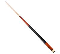 Akozon Professional 59in Pool Stick for Adults - 13MM Big Head Maple Billiard with PU Leather Grip, High Performance Non-Slip Pool Table Stick for Beginners & League Players (Orange)