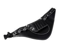 Akozon Professional PU Leather Barber Scissors Bag - Hairdressing Holster Pouch for Scissors, Combs & Clips - Large Capacity Shear Holder for Barbers & Hairdressers