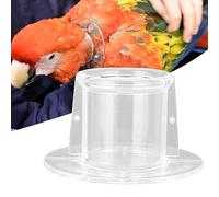Akozon Protective Collar for Macaws & African Grey - Prevent Biting, Feather Licking & Wound Healing - Safe & Practical Recovery Neck Cover (L outer diameter 9.5 inner diameter