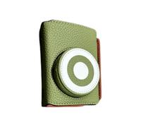 Akozon PU Leather Camera Base with Magnetic Closures Crossbody Camera Cover with Shoulder Strap Fit for RICOH GR3 GR4 Professional Photographers Vloggers Soft Velvet Lining 360 Degree (Green)