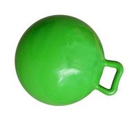 Akozon Pure Color Inflatable Bouncing Ball Jum Hop With Handle For Adults Fun Exercise Ornaments (Green)