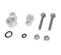 Akozon Rear AC Air Conditioning Block Off Kit Aluminium Alloy Replacement for 1500 2500 2014-2019