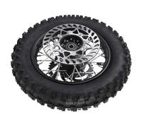 Akozon REAR WHEEL RIM TIRE ASSEMBLY 80/100-10 3.00-10 HIGH-PERFORMANCE KIT FOR DIRT BIKES AND MINI MOTORCYCLES