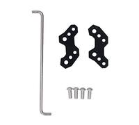 Akozon Rearset Footpeg Mount Bracket Compatible with GSXR150 2017 2020 Aluminum Alloy Replacement Foot Peg Mounting Plate Set