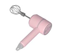 Akozon Rechargeable Electric Hand Mixer - Powerful Motor, Removable Egg Beaters, Multi-Function, USB Charged (【41822】Pink Wireless 2 Rods)