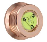 Akozon Record Weight Stabilizer - Professional 50Hz 45rpm Turntable Disc Stabilizer with Level and Speed Measurement Features (Rose Gold)