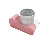 Akozon Retro Style Portable Camera Case with Shoulder Strap for M50/M50 II/M5 Bottom Design for Enhanced Grip for Easy Use (Pink)