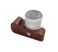 Akozon Retro Style Portable Camera Case with Shoulder Strap for M50/M50 II/M5 Bottom Design for Enhanced Grip for Easy Use (Coffee)