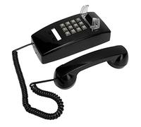 Akozon Retro Wall Mounted Telephone - Classic Corded Phone with Volume Control, Vintage Style for Home Office, Living Room & School
