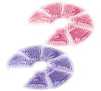 Akozon Reusable 3-in-1 Breast Therapy Pad for Nursing Mothers - 2 Pieces- Hot & Cold Use, Enhances Milk Production, Reduces Pumping Time