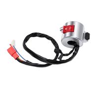 Akozon Right Handlebar Start Stop Kill Switch, 35130 Meg | Motorcycle Control Assembly, Metal ABS Housing, Rain Resistance, Plug and Play Harness, VT750CA Fitment