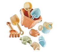 Akozon Sand Toys Set Kids - 10PCS Sand, Beach Bucket, & Rake Set - Sandcastle Building and Fun