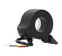 Akozon Scooter Accelerator Grip, Finger Throttle Booster Hall Sensor Electric Grip, Waterproof Gas Electric Scooter Throttle Bicycle AccessoriesBlack for (Black)