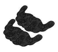 Akozon Self Adhesive Lace Cover Stickers Invisible U Shaped Bra Pads Khaki D for Home (B)