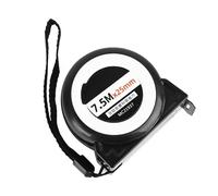 Akozon Self-Locking Tape Measure 7.5m X 25mm Frosted Steel | High accuracy retractable design, frosted steel blade, ideal for home construction and projects